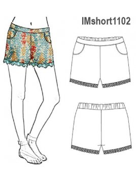 SHORT BASICO NIÑA 1102