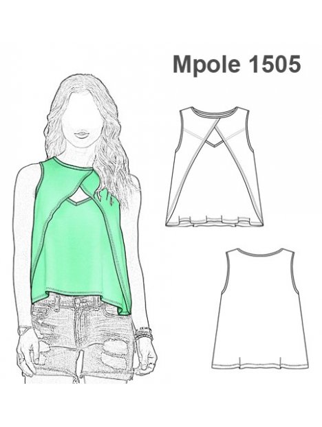 POLERA SIN MANGAS MUJER