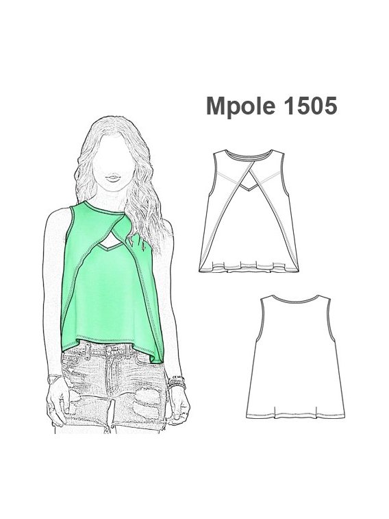 POLERA SIN MANGAS MUJER