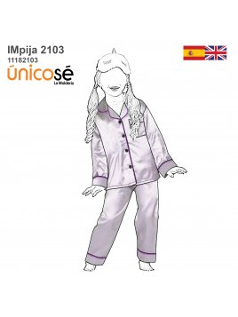 PIJAMA CLASICO NIÑA 2103