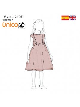VESTIDO SOLERA NIÑA 2107