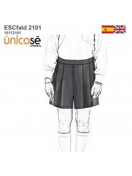 FALDA SHORT ESCOLAR 2101