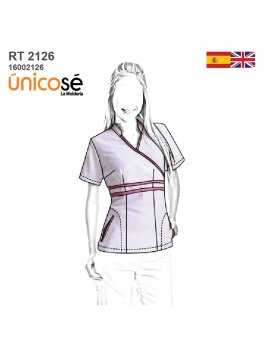 BLUSA SANITARIA MUJER 2126