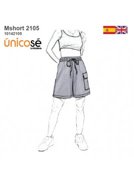 SHORT OVERSIZE MUJER 2105