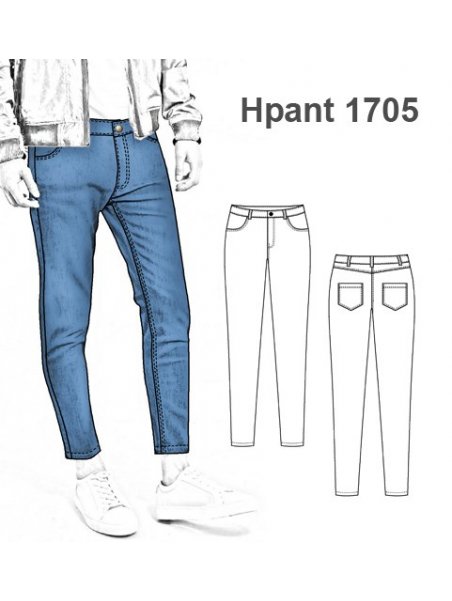 PANTALON SKINNY HOMBRE