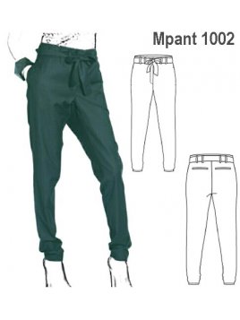 PANTALON TIRO SEMI LARGO MUJER, BOLSILLO