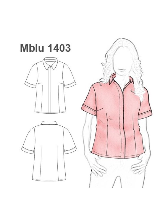 BLUSA MANGA CORTA MUJER