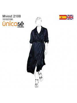 VESTIDO SACO MUJER 2108