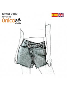 FALDA JEAN MUJER 2102