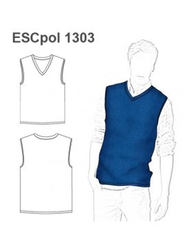 POLERON SIN MANGAS ESCOLAR 1303