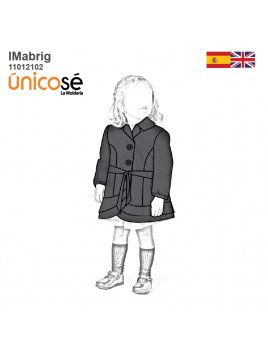 ABRIGO CLASICO NIÑA 2102