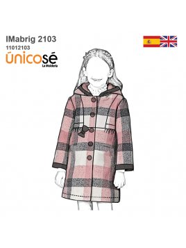 ABRIGO CLASICO NIÑA 2103