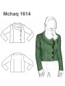 MOLDE CHAQUETA CAMPERA BASICA CON FORRO