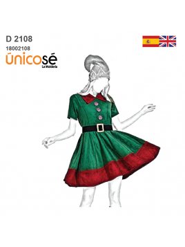 DISFRAZ DELFO MUJER 2108