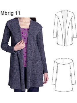 ABRIGO TAPADO TEJIDO MUJER 0911