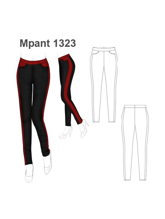 PANTALON CALZA CON APLICACION