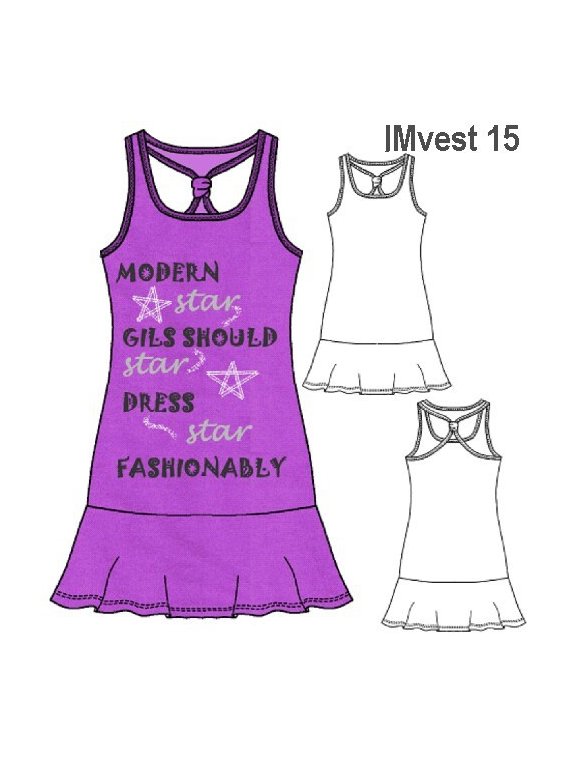 VESTIDO NUDO ESPALDA NIÑA, VIVOS EN COLL