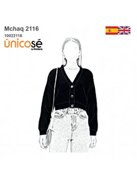 CHAQUETA TEJIDA MUJER 2116