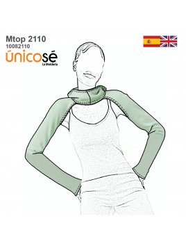 TOP MANGAS MUJER 2110