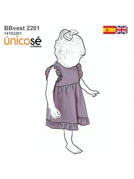 VESTIDO BASICO BEBE 2201