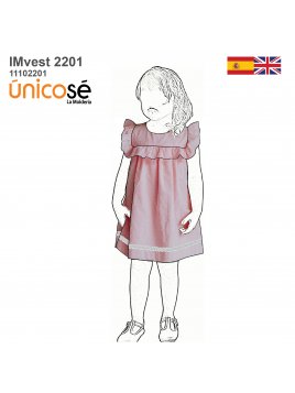 VESTIDO CLASICO NIÑA 2201