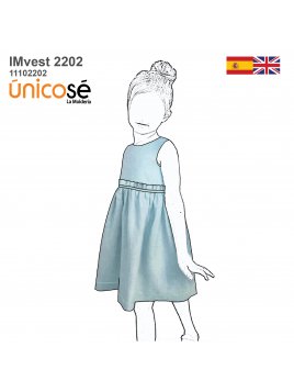 VESTIDO IMPERIO NIÑA 2202