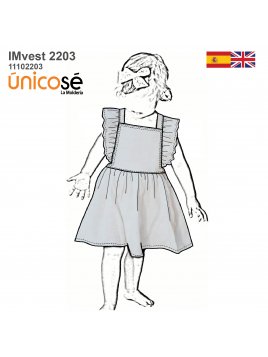 VESTIDO SOLERA NIÑA 2203