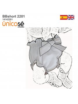 SHORT CUBRE PAÑAL BEBE 2201