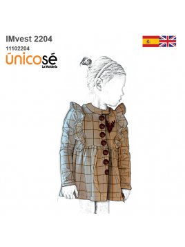 VESTIDO CLASICO NIÑA 2204