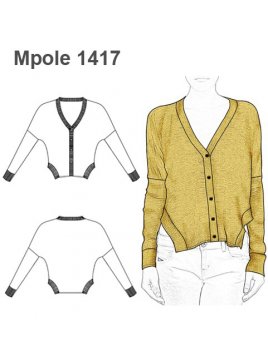 POLERA CHALECO MUJER 1417