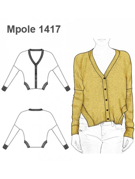 POLERA CHALECO MUJER 1417