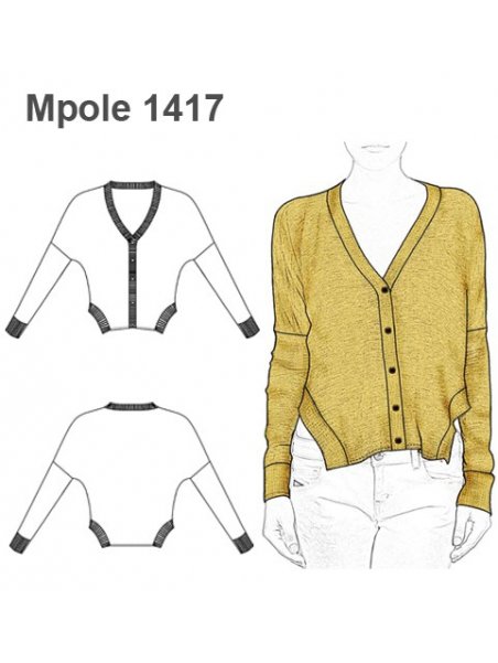 POLERA CHALECO MUJER 1417
