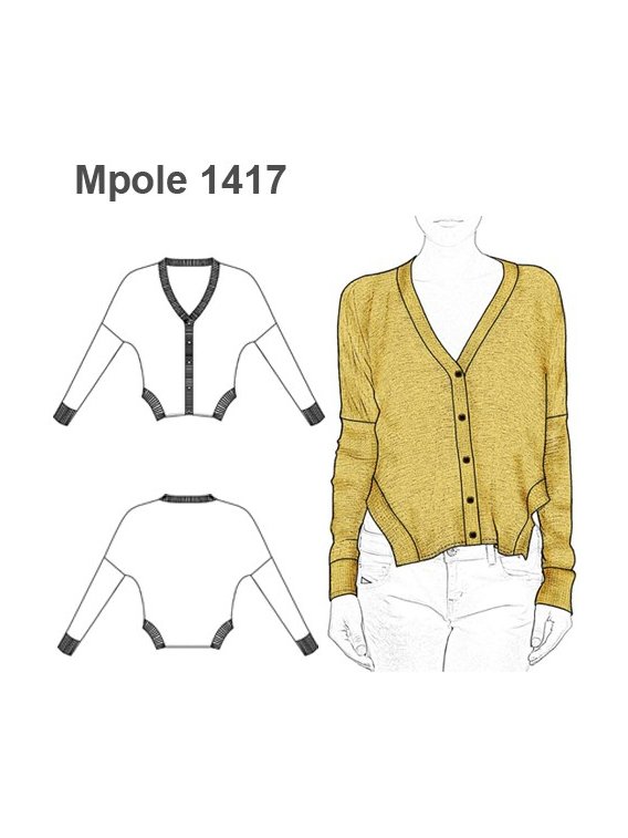 POLERA CHALECO MUJER 1417