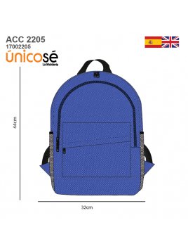 MOCHILA CON BOLSILLO ACC 2205