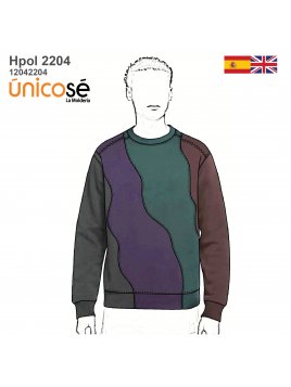 POLERON CORTES HOMBRE 2204