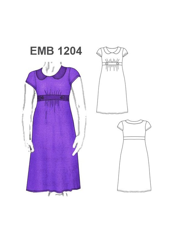 VESTIDO CUELLO BEBE