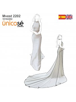 VESTIDO NOVIA MUJER 2202