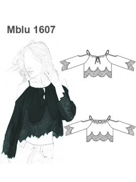 MOLDES BLUSA CAMPESINA MUJER