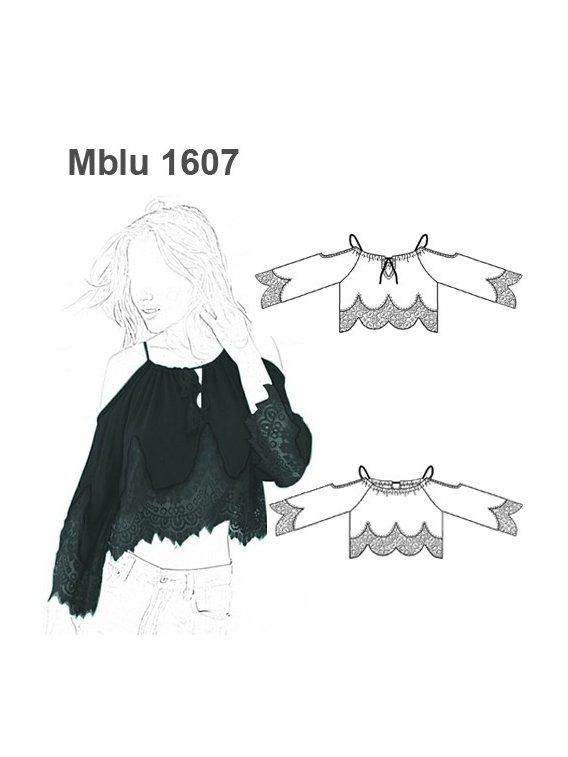 MOLDES BLUSA CAMPESINA MUJER