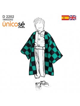 DISFRAZ KIMONO 2202