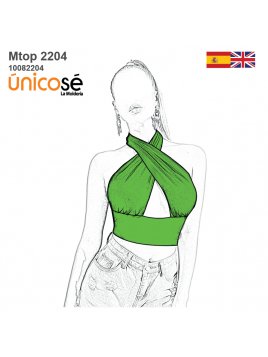 TOP TIRANTES CRUZADOS MUJER...