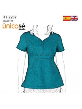 BLUSA SANITARIA MUJER 2207