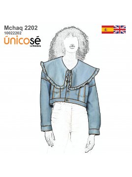 CHAQUETA JEANS MUJER 2202