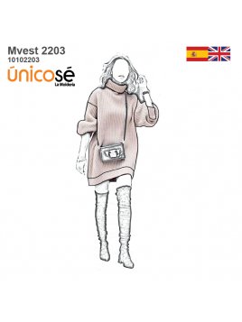 VESTIDO OVERSIZE MUJER 2203