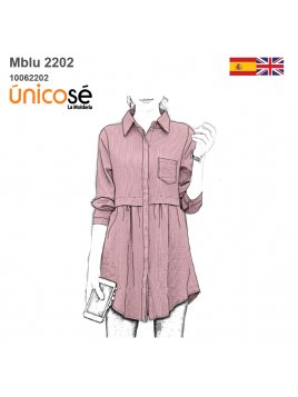 BLUSA VESTIDO MUJER 2202