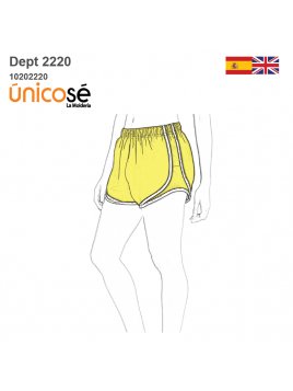 DEPORTE SHORT BOXEO MUJER 2220