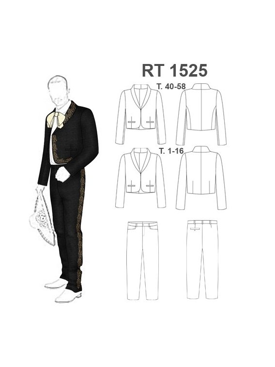 TRAJE CHARRO RT 1525