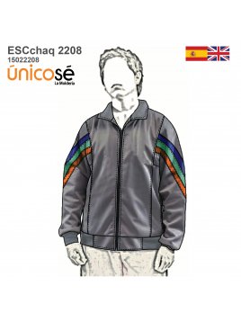 CHAQUETA ESCOLAR CORTES 2208