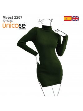 VESTIDO AJUSTADO MUJER 2207