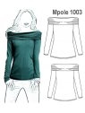 POLERA CUELLO BOTE MUJER, 